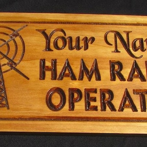 Call Sign Christmas; Ham Radio Operator; Amateur Radio; Call Sign plaque