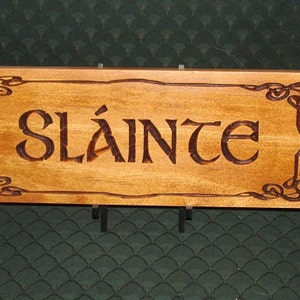 Sláinte; Sláinte sign;Irish Pub