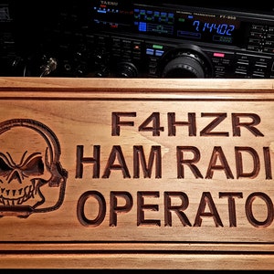 Ham radio; Ham Radio Operator Sign;