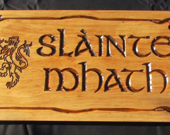 Scotland;Scottish Slainte Sign; Slainte Mhath; Gaelic drinking slogan;Scottish Christmas;Scottish Pub; Pub Decor