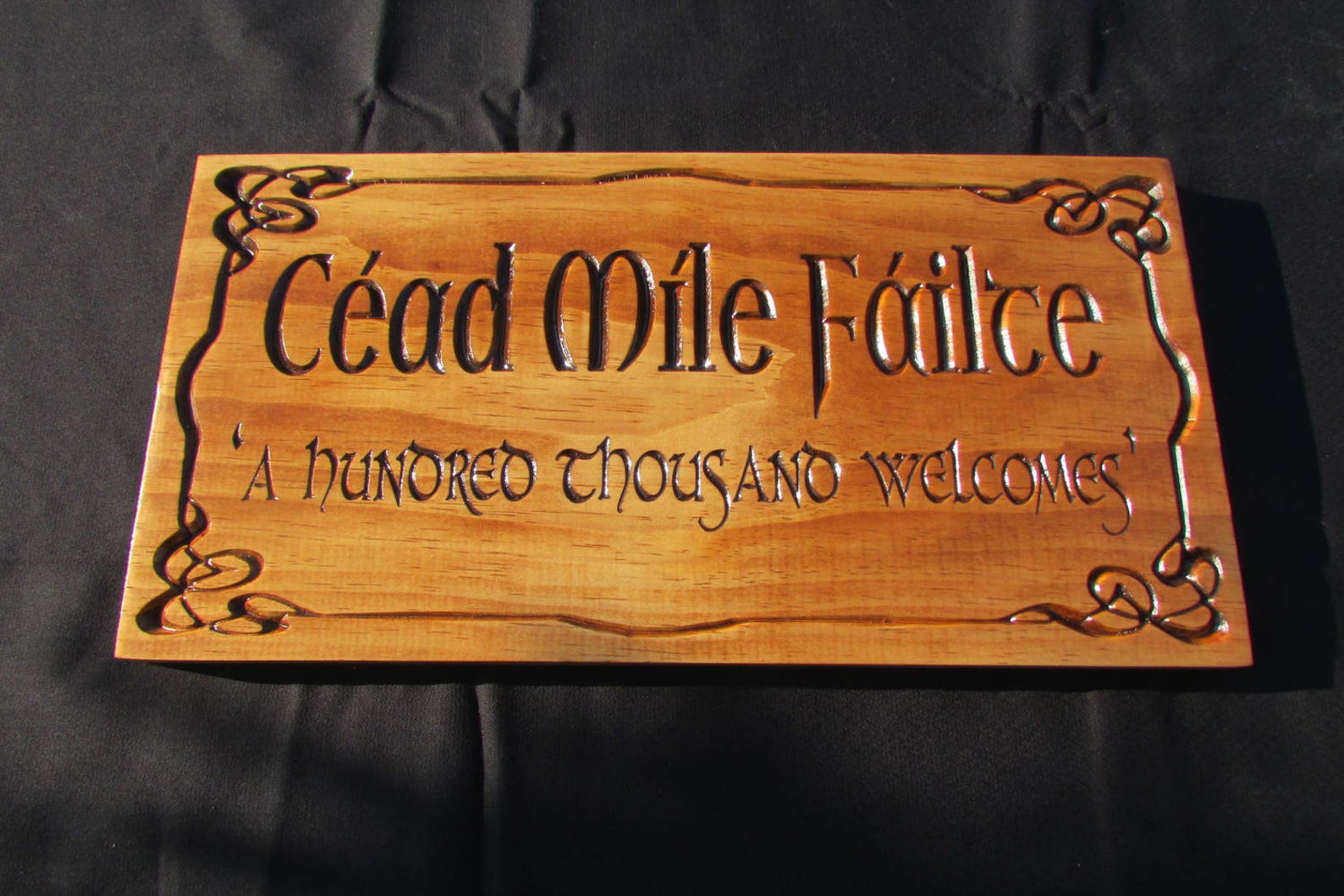Gaelic Welcome;irish Welcome Sign; Céad Míle Fáilte; Irish Pub Welcome ...