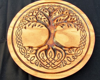 Christmas Tree of Life;Tree;Celtic Tree of Life;Celtic art;Life symbol;Tree plaque;Celtic Christmas Tree