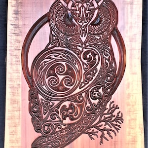 Owl; Mystical Wisdom; Mystical Owl; Owl Carving