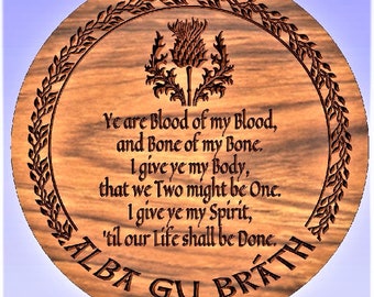 Blood of my Blood; Celtic wedding;Scotland;Outlander