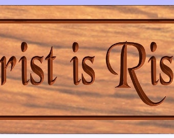 Christ Is Risen; Orthodox Pascha Plaque