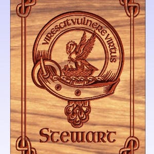 Scottish Clan Crest rectangle; Clan Crest