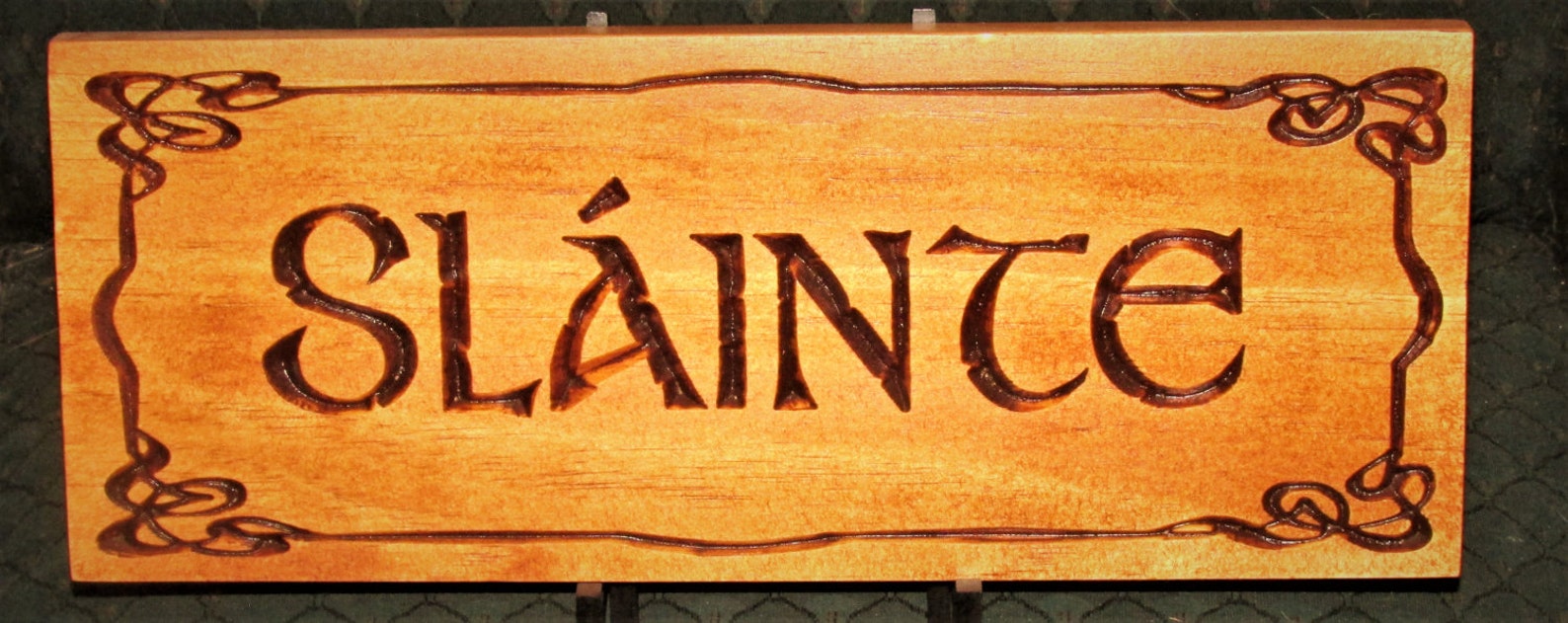 Slainte plaque Irish Drinking Toast Celtic Drinking Toast Etsy