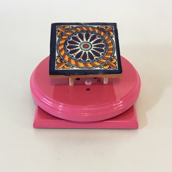 Turntable or Lazy Susan for Crafting or Painting, Pink