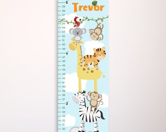 Safari Animal Growth Chart