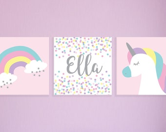 Unicorn canvas | Etsy