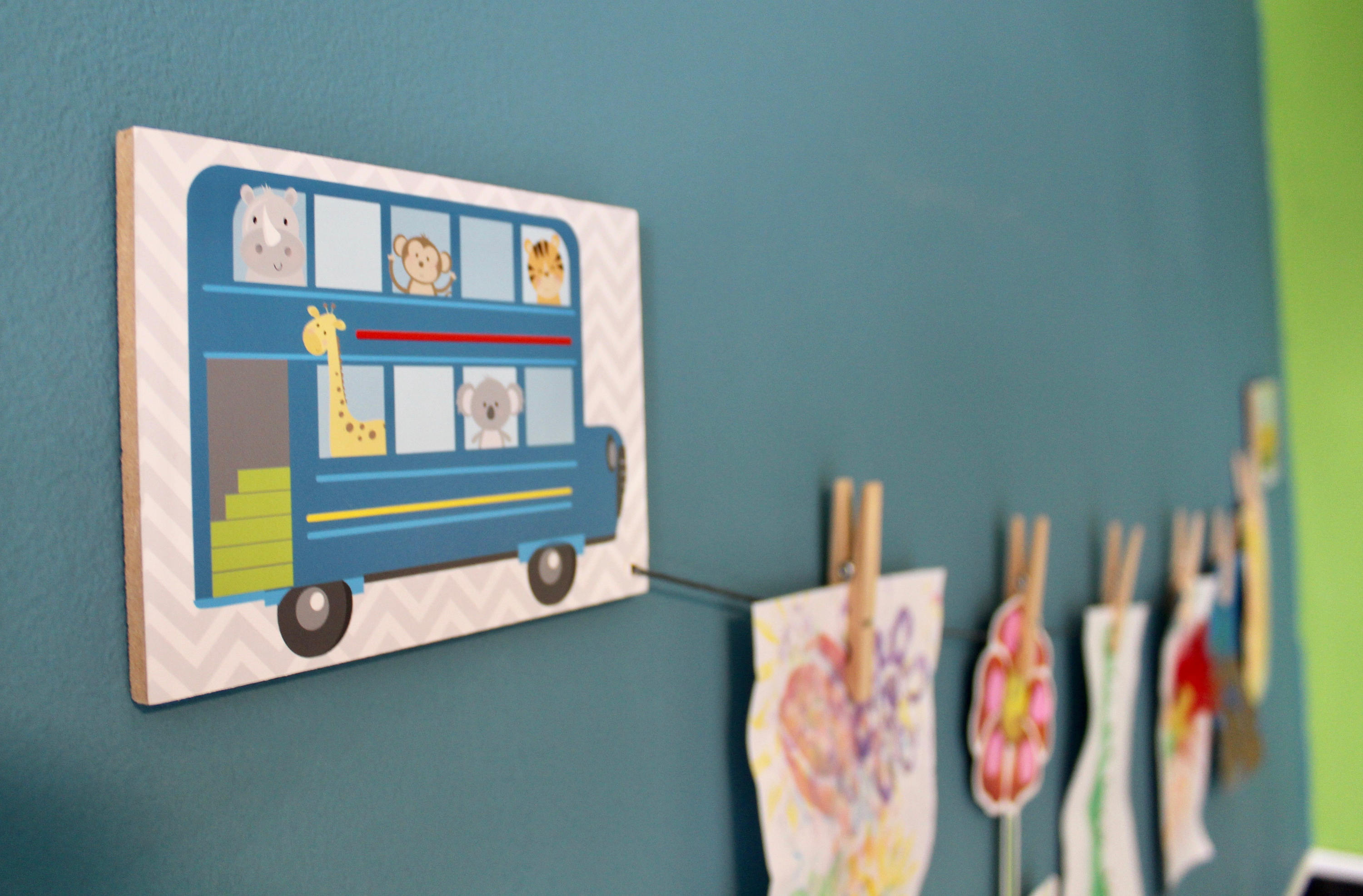 Kid's Art Display Hanger Personalized Art Hanger Etsy