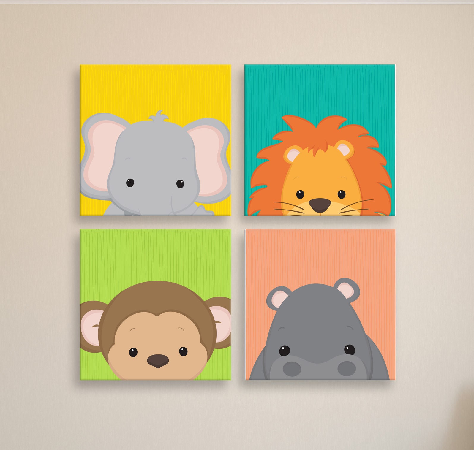 Zoo Animal Prints Safari Nursery Art Jungle Nursery Animal - Etsy Zoo Animal Prints Safari Nursery Art Jungle Nursery Animal - Etsy