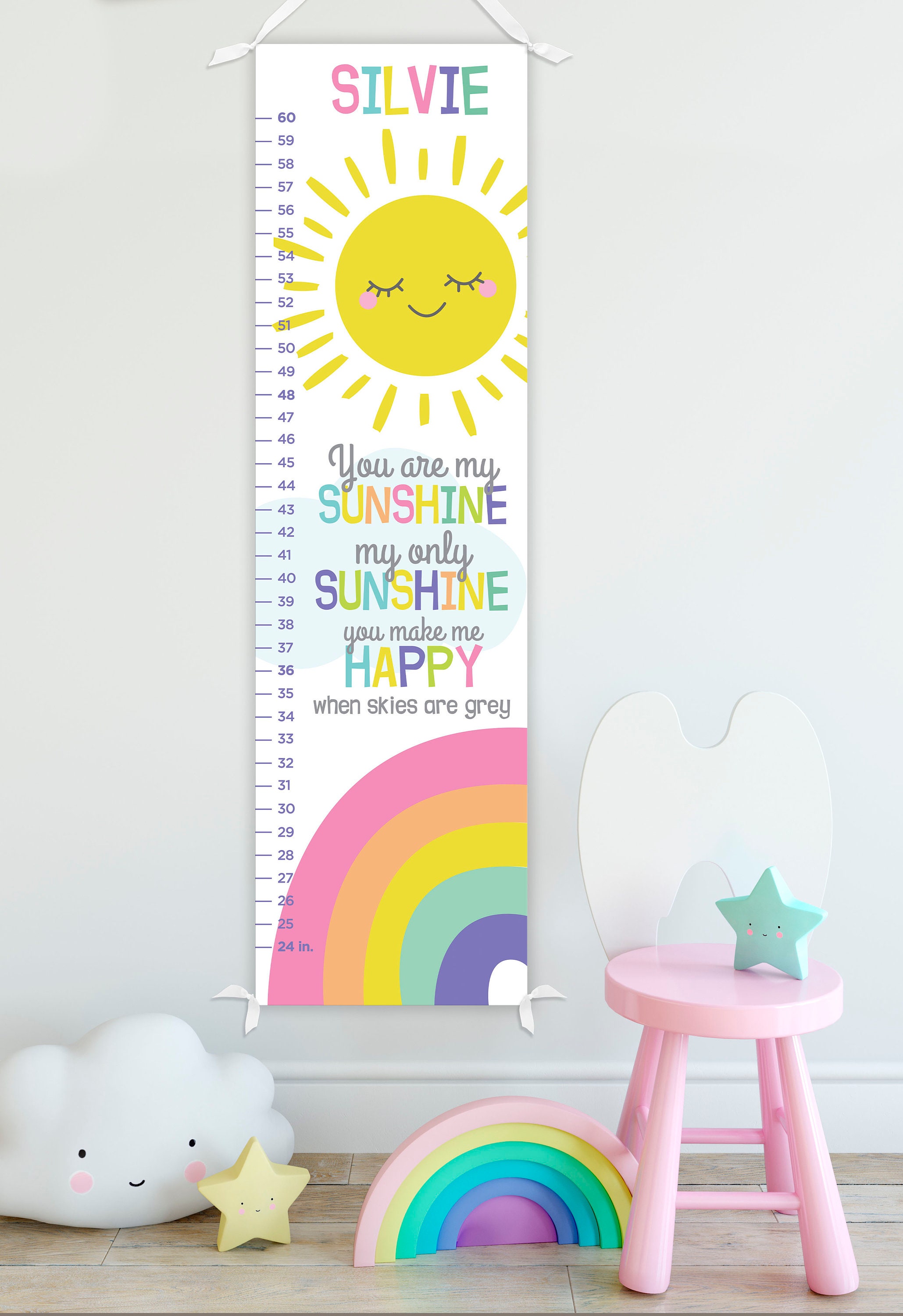 You Are My Sunshine Prints Nursery Wall Art Set of 4 Prints | Etsy