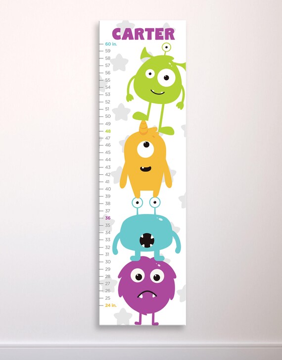 Monster Height Chart