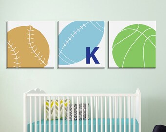 Boy Sports Wall Art, Sports Nursery Prints, Personalized Sports Nursery, Sports Kids Room Decor, Sport Theme Wall Art, Sports Boys Room Art