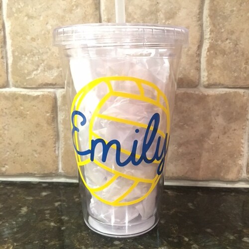 Personalized Volleyball Coach Tumbler Volleyball Cups Etsy