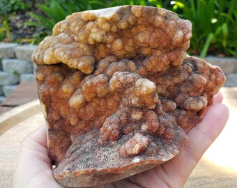 Big Pink Lace Agate Geode - Balance Physical, Mental, Emotional - Pink Agate Crystal Druzy Freeform Healing Gemstones
