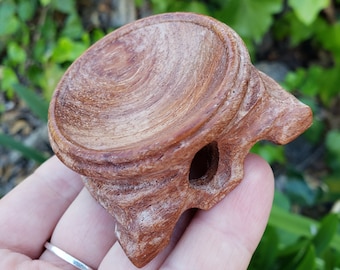 Wood Square Sphere Stand - Will Hold Any 2.5" to 4" Sphere - Stand ONLY - Crystal Ball Stand Holder Display