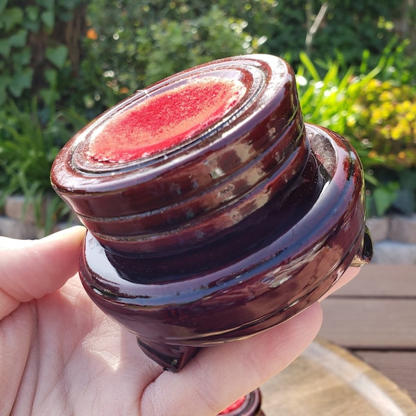 Rotating Wood Sphere Stand - Will Hold Any 4" to 8" Sphere - Stand ONLY - Crystal Ball Stand Holder Display