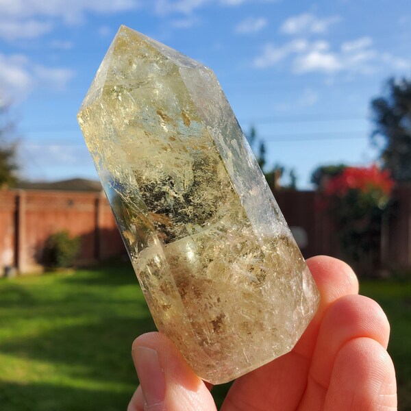 Chunky Citrine Towers - Abundance, Energizing, Creativity, New Beginnings - Citrine Golden Quartz Crystal Point Healing Gemstones