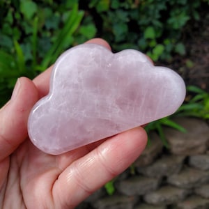 Rose Quartz Cloud - Unconditional Love, Compassion, Kindness, Self Love - Standing Pink Cloud Crystal Stone Healing Gemstones