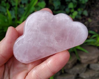 Rose Quartz Cloud - Unconditional Love, Compassion, Kindness, Self Love - Standing Pink Cloud Crystal Stone Healing Gemstones