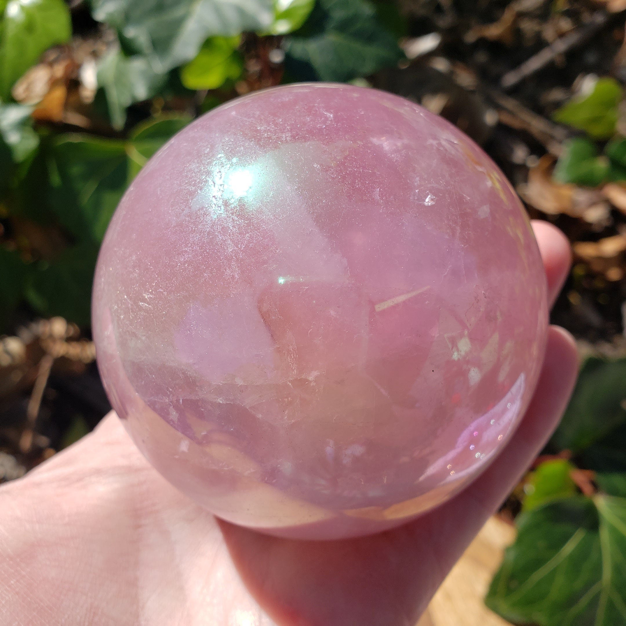 Natural Quartz Magic Gemstone Sphere Crystal Reiki Healing Ball Stone Gem Lot UK 