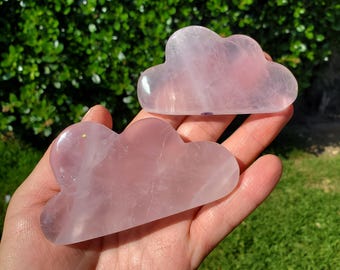 Rose Quartz Cloud - Unconditional Love, Compassion, Kindness, Self Love - Standing Pink Cloud Crystal Stone Healing Gemstones
