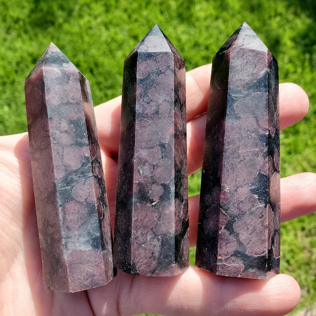 Tower in Arfvedsonite Physical Love Passion Etsy