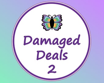 Damaged Deals 2 - Still Beautiful - Chipped, Less Than, Grade B Crystals Discounted Just For You