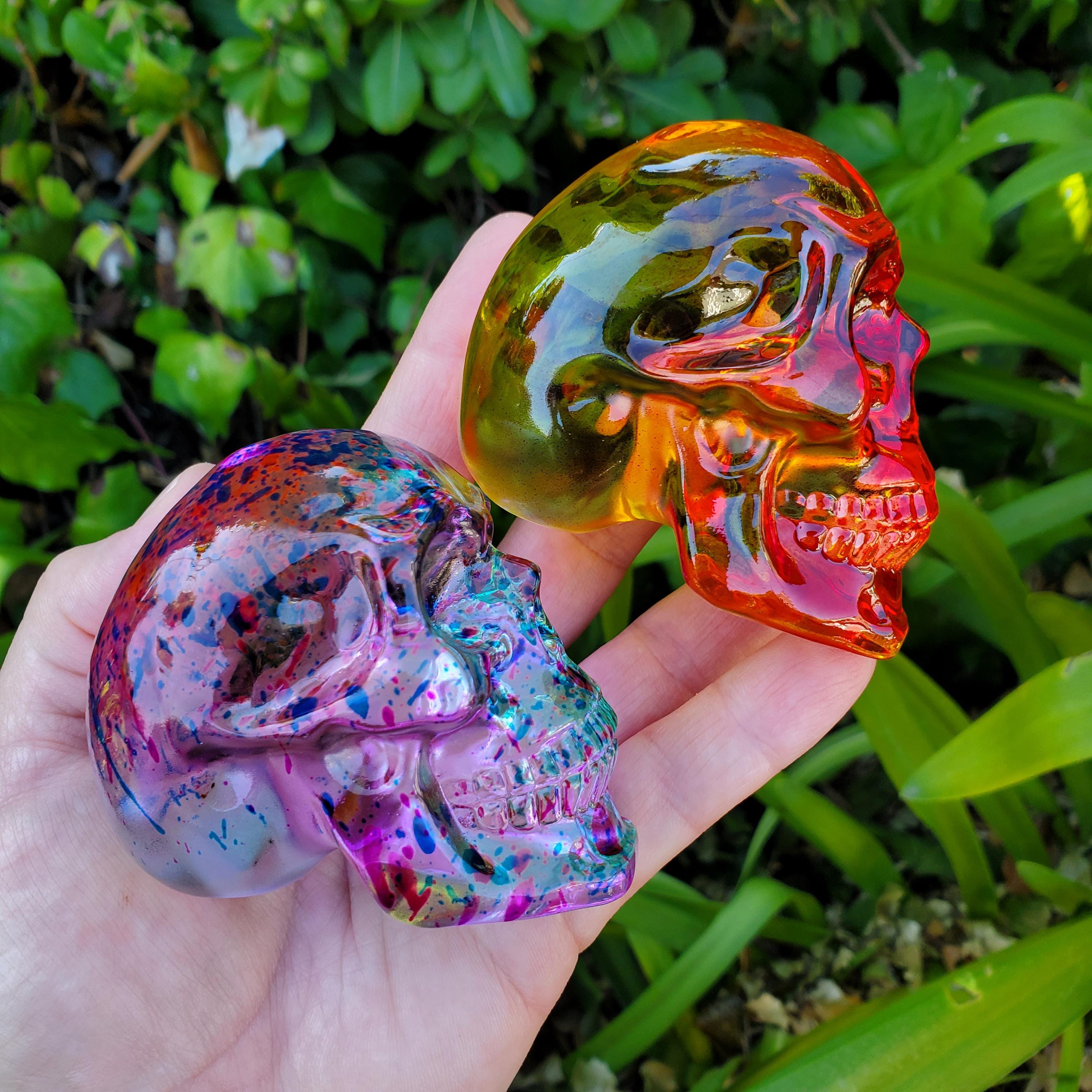 Blue obsidian skull - Etsy 日本