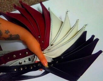 Vinyl leather shoulder armor one side multi colors available