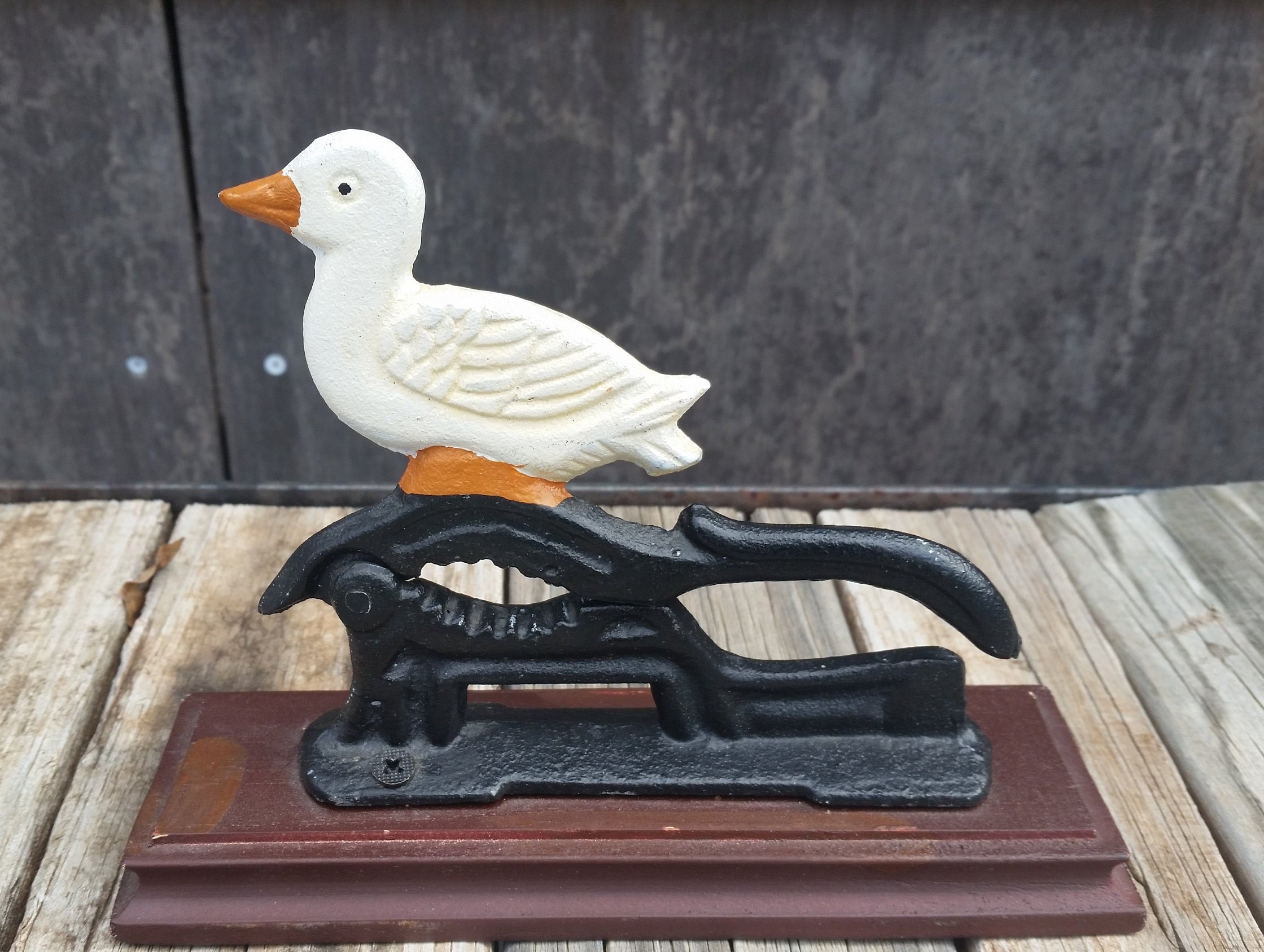 Vintage Nutcracker Vintage Duck Decor Vintage Wooden Duck