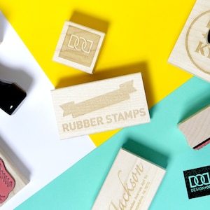 Sello personalizado : Branding & Packaging / Wedding Stamp / Custom Logo Stamps / Premade Logo / Custom Rubber Stamp /