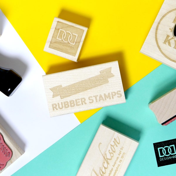 Custom Stamp : Branding & Packaging | Wedding Stamp | Custom Logo Stamps | Premade Logo | Custom Rubber Stamp |