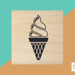 Ice Cream - 3cm Rubber Stamp (DODRS0074)