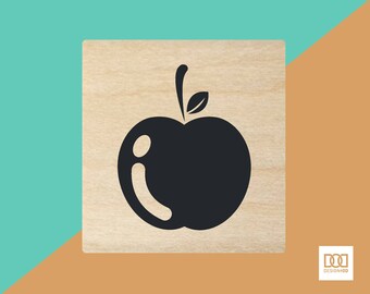 Apple - 3cm Rubber Stamp (DODRS0040)