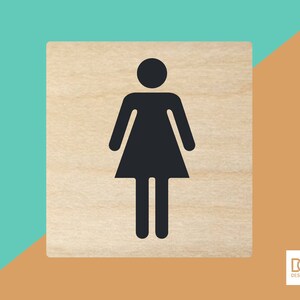 Frau - 3cm-Stempel (DODRS0083)