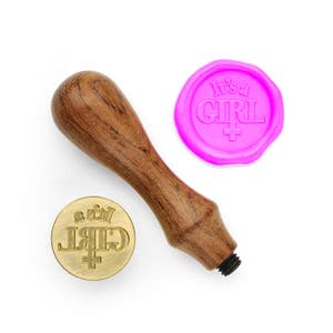 Es una chica - Diseño OD Wax Seal Stamp (DODWS0272)