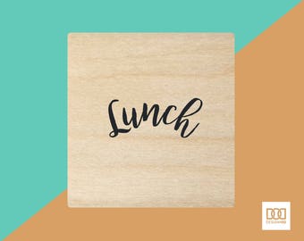 Lunch - 3cm Rubber Stamp (DODRS0148)