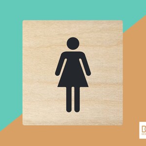 Frau - 1,5 cm-Stempel (DODRS0193)
