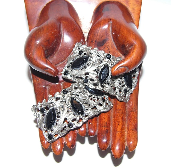 Vintage Austrian Crystal Shoe/Sweater Clips