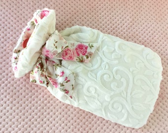 Rose Garden Designer Plush Hot Water Bottle Cover (cover only)