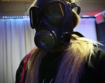 FLESHLIGHT GAS-MASK.   Rubber, Military surplus, fetish wear.