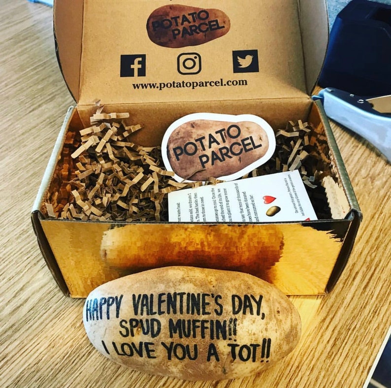 Classy Potato Gift Bundle Upload a Custom Image/message on a Real
