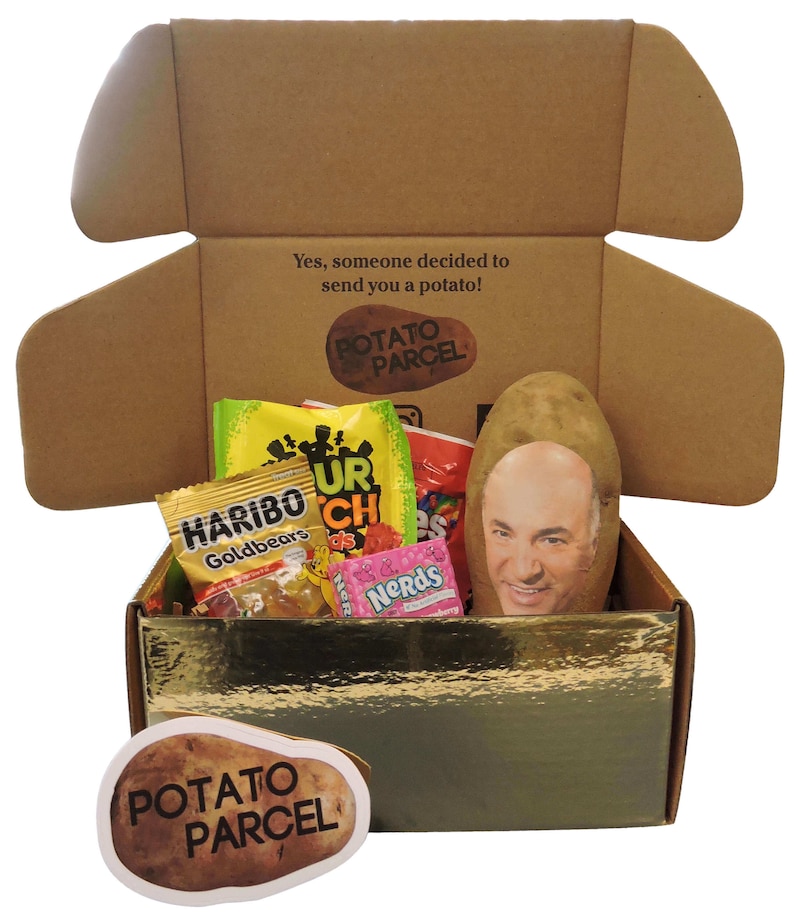 Classy Potato Gift Bundle Upload a Custom Image/message on a Real