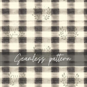 Buffalo Plaid Seamless Digital Paper, Watercolor Checkered Pattern, Digital Background, Fabric Print, Scrapbooking, Sublimation, DIY Crafts