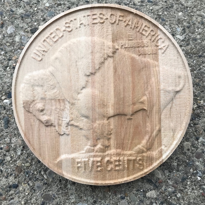A real wooden nickel Etsy