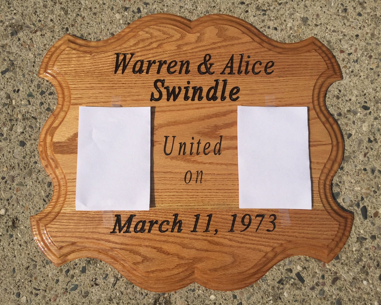 Anniversary Plaque Etsy