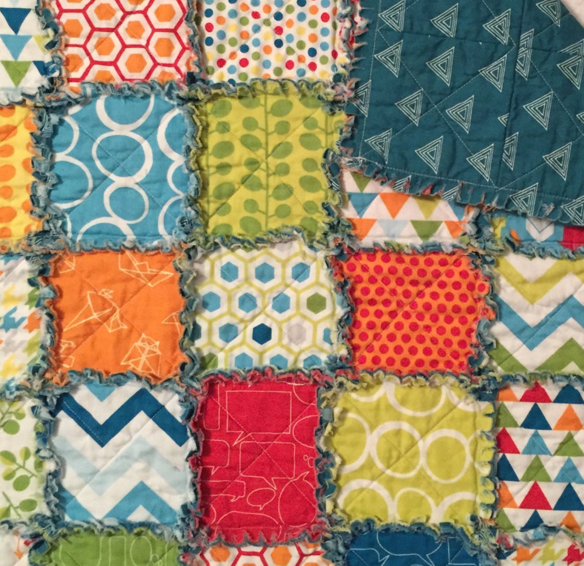 Baby QuiltRag QuiltStroller QuiltBaby BlanketToddler Etsy